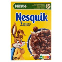 Nestlé Nesquik kakaós ízű, ropogós gabonapehely vitaminokkal és ásványi anyagokkal 375 g 