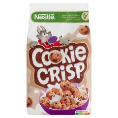 Nestlé Cookie Crisp süti formájú csokiízű ropogós gabonapehely 250 g 
