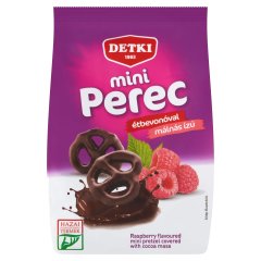 Detki málnás ízű mini perec étbevonóval 160 g