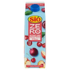 Sió Zero édesítőszerekkel készült meggy, szilva & alma gyümölcsital 1 l
