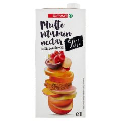 SPAR multivitaminos vegyes gyümölcsnektár édesítőszerekkel 1 l