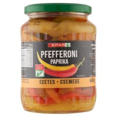 SPAR csemege ecetes pfefferoni paprika 680 g