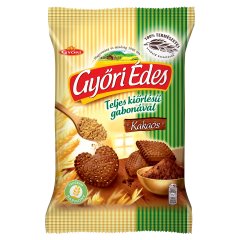 Győri Édes omlós, kakaós keksz teljes kiőrlésű búzaliszttel 150 g