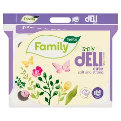 Tento Family Delicate illatmentes toalettpapír 3 rétegű 24 tekercs