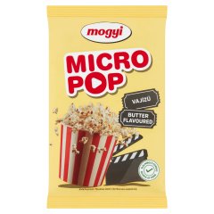 Mogyi Micro Pop mikrohullámú sütőben elkészíthető vajízű pattogatni való kukorica 100 g