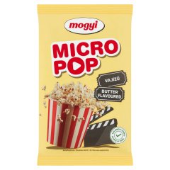 Mogyi Micro Pop mikrohullámú sütőben elkészíthető vajízű pattogatni való kukorica 100 g