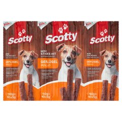 Scotty Mini Sticks jutalomfalatok baromfival 10 x 5 g (50 g)