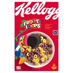 Kellogg\'s Unicorn Froot Loops gyümölcs ízesítésű gabonakarikák 375 g