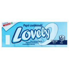 Lovely papír zsebkendő 4 rétegű 15 x 10 db 