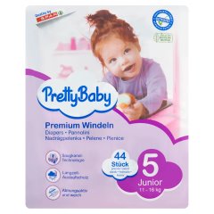 Pretty Baby 5 Junior 11-16 kg prémium nadrágpelenka 44 db