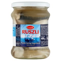 Classic Ruszli pácolt hering hagymával, édesítőszerrel 400 g