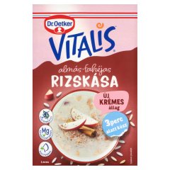 Dr. Oetker Vitalis almás-fahéjas rizskása alappor 54 g