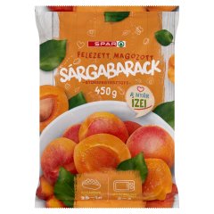 SPAR gyorsfagyasztott felezett magozott sárgabarack 450 g