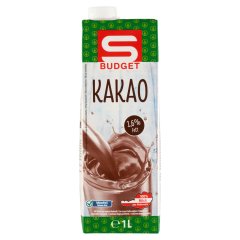 S-Budget UHT laktózmentes zsírszegény kakaós tej 1 l 