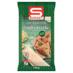 S-Budget gyorsfagyasztott leveles tészta 500 g