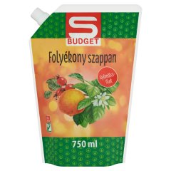 S-Budget gyümölcsillatú folyékony szappan utántöltő 750 ml