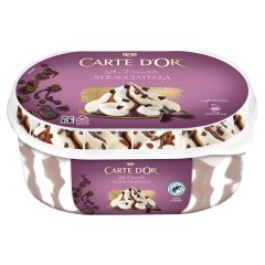 Carte D\'Or vanília ízű jégkrém kakaós szósszal és csokoládé darabokkal 825 ml