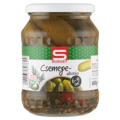 S-Budget csemegeuborka 6-9 cm 680 g