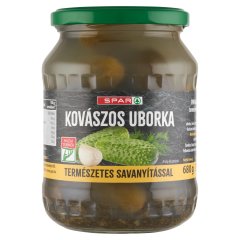 SPAR kovászos uborka természetes savanyítással 680 g