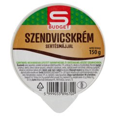 S-Budget szendvicskrém sertésmájjal 150 g