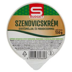 S-Budget szendvicskrém sertésmájjal és paradicsommal 150 g