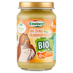 Univer bio zsenge zöldborsófőzelék bébiétel, 4 hónapos kortól 163 g