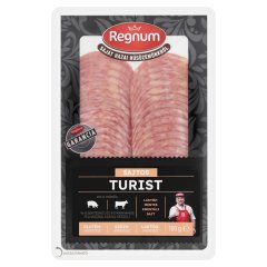 REGNUM Sajtos Turist szeletelt húskészítmény sertés- és marhahúsból 100 g