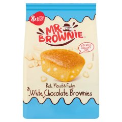 Mr. Brownie brownie fehér csokoládé darabkákkal 200 g