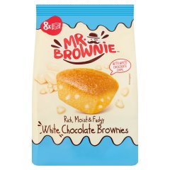 Mr. Brownie brownie fehér csokoládé darabkákkal 200 g