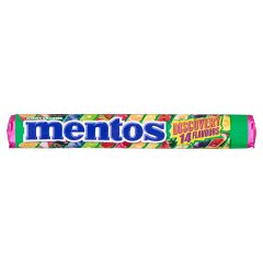 Mentos Discovery 14 Flavours vegyes gyümölcs ízű cukordrazsé 37,5 g 