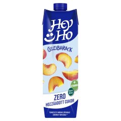 Hey-Ho őszibarackital édesítőszerekkel és 5 vitaminnal 1 l