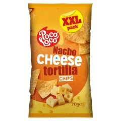 Poco Loco Tortilla sajtos ízesítésű kukoricachips 240 g