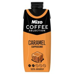 Mizo Coffee Selection Caramel Cappuccino UHT zsírszegény, karamelles kávés tej 250 ml