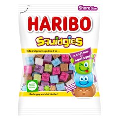 Haribo Squidgies gyümölcs- és kólaízű habosított gumicukorka 175 g