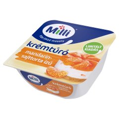 Milli mandarin-sajttorta ízű krémtúró 90 g