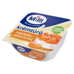 Milli mandarin-sajttorta ízű krémtúró 90 g
