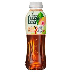 Fuze Tea energiamentes, szénsavmentes őszibarack- és rózsaízű üdítőital fekete tea kivonattal 500 ml