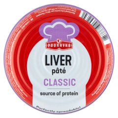 Podravka klasszikus sertéspástétom sertésmájjal 95 g