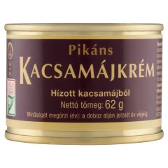 Pikáns kacsamájkrém hízott kacsamájból 62 g