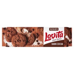Roshen Lovita Classic Cookies kakaós teasütemény kakaós darabkákkal 150 g
