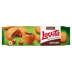 Roshen Lovita Soft Cream Cookies mogyorókrémmel töltött teasütemény 127 g