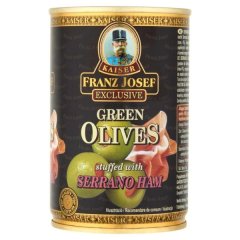 Kaiser Franz Josef Exclusive serranói sonkával töltött zöld olíva 300 g