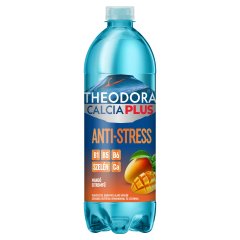 Theodora Calcia Plus Anti-Stress mangó-citromfű ízű enyhén szénsavas üdítőital 700 ml