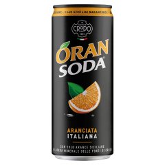 Fonti Di Crodo Oran Soda szénsavas narancs üdítőital 33 cl
