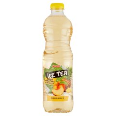 SPAR Ice Tea őszibarack-ananász ízű szénsavmentes üdítőital fehértea és zöldtea kivonattal 1,5 l