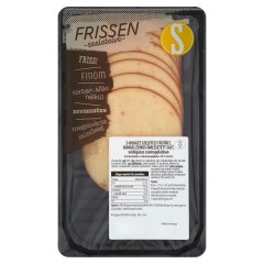 S-Budget szeletelt, füstölt, sonkás, zsíros, ömlesztett sajt 100 g