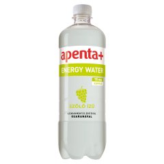 Apenta+ Energy Water szőlő ízű szénsavmentes üdítőital guaranával 750 ml