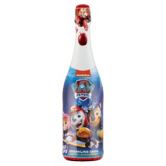 Paw Patrol szénsavas alma-eper ízű gyümölcsital cukorral és édesítőszerrel 0,75 l