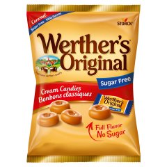Werther\'s Original cukormentes tejszínes töltetlen keménycukorka, édesítőszerrel 70 g