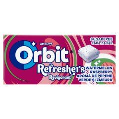 Orbit görögdinnye- és málnaízű cukormentes rágógumi édesítőszerrel 17,9 g 